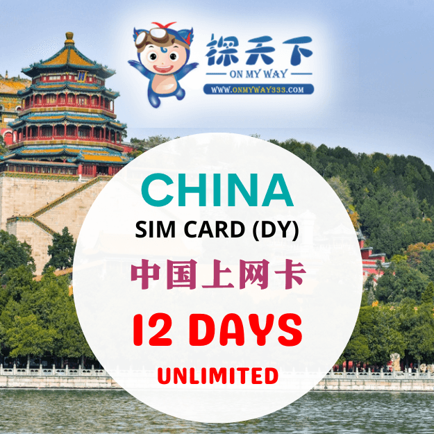 中国12天上网卡 (DY) (CN40,CN41,CN42)
